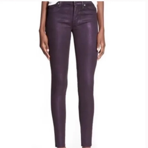 Express Pants - Express purple skinny high rise jeggings